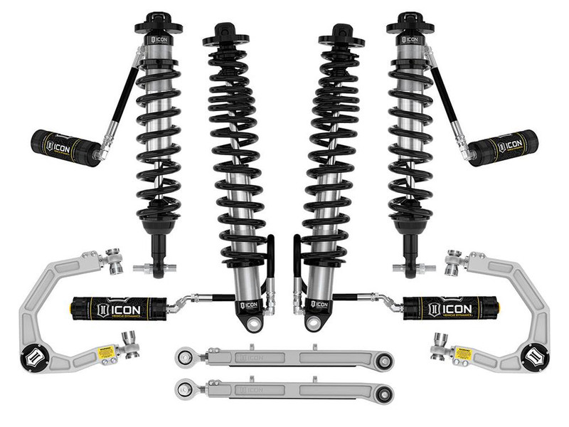 ICON Non-Sasquatch, 3-4" Lift, Stage 5 Suspension System, Billet, Heavy Rate Rear Spring for 21-23 Bronco - K40005X