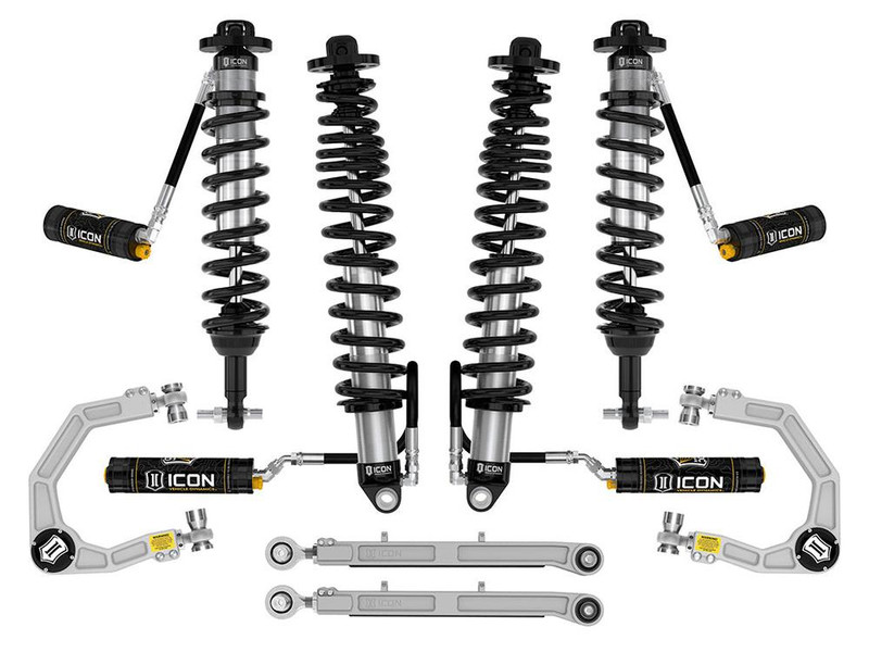 ICON Non-Sasquatch, 3-4" Lift, Stage 6 Suspension System, CDCV, Billet, Heavy Rate Rear Spring for 21-23 Bronco - K40006X