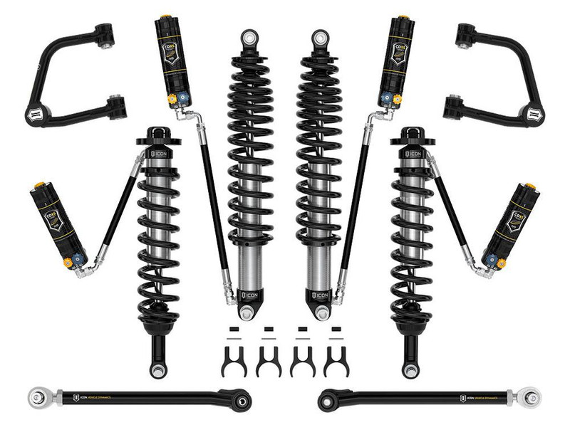 ICON Non-Sasquatch, 3-4" Lift, Stage 6 Suspension System, CDXS, Tubular for 21-23 Bronco - K40006TD
