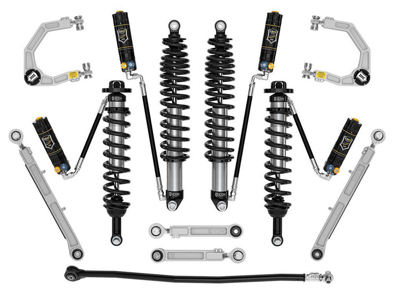 ICON Non-Sasquatch, 3-4" Lift, Stage 7 Suspension System, CDXS, Billet for 21-23 Bronco - K40007D