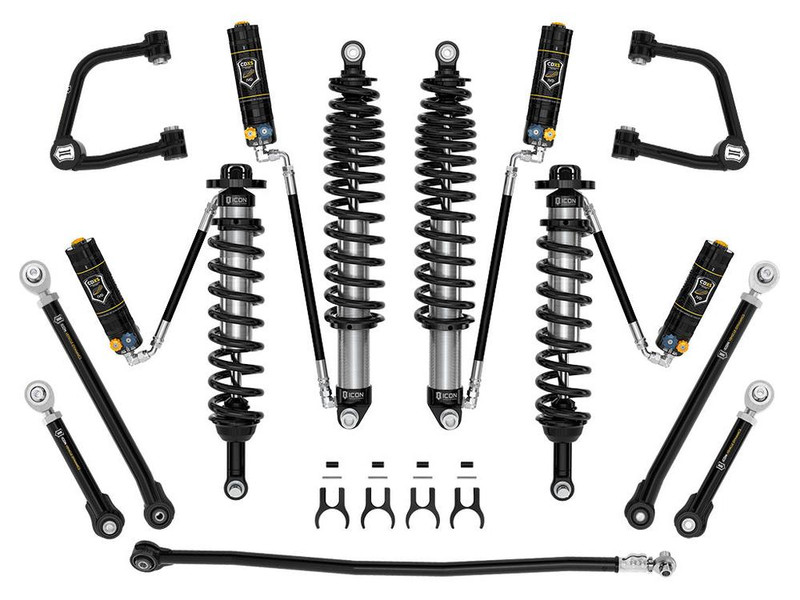 ICON Sasquatch, 2-3" Lift, Stage 7 Suspension System, CDXS, Tubular, Heavy Rate Rear Spring for 21-23 Bronco - K40017TDX