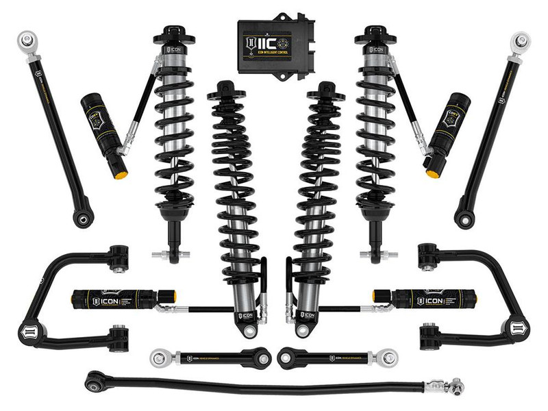 ICON Sasquatch, 2-3" Lift, Stage 8 Suspension System, Tubular, Heavy Rate Rear Spring for 21-23 Bronco - K40018TX