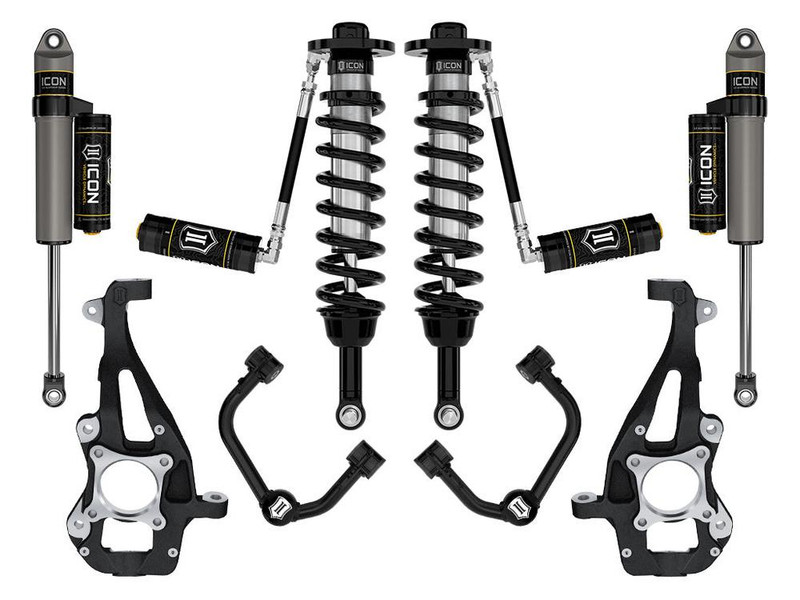ICON 4wd, 3.5-4.5" Lift, Stage 3 Suspension System, Tubular for 21-24 F-150 - K93143T