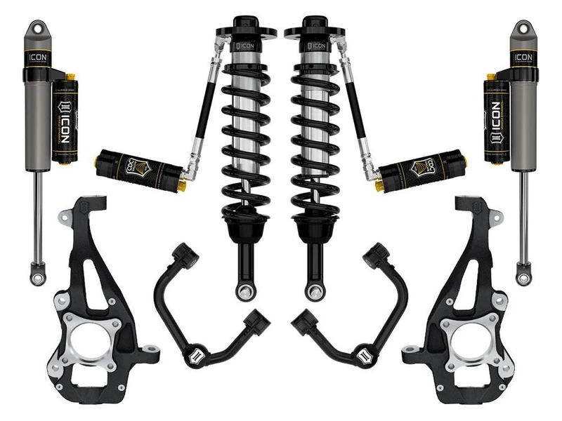 ICON 4wd, 3.5-4.5" Lift, Stage 4 Suspension System, Tubular, CDCV for 21-24 F-150 - K93144T