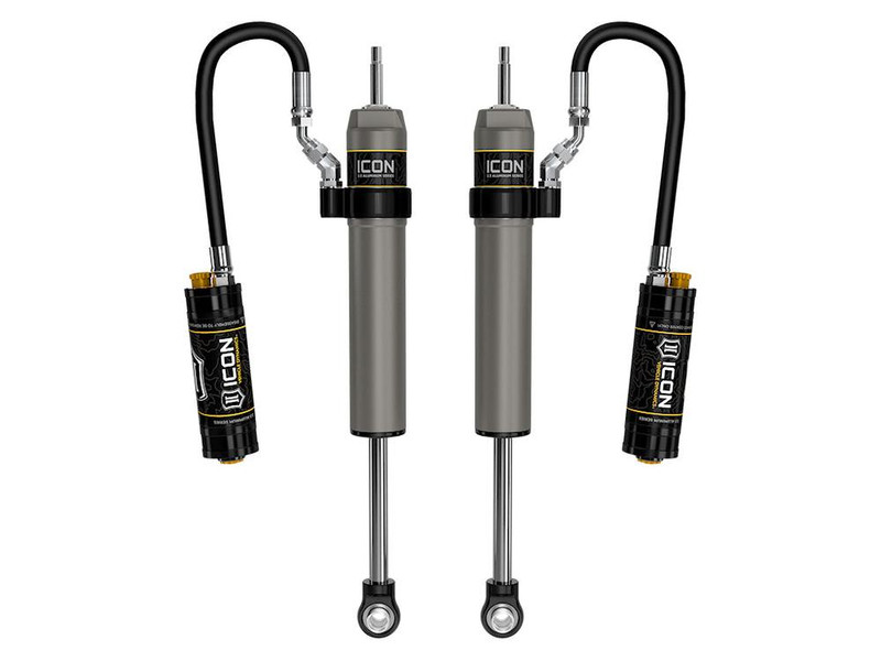 ICON 0-2" Lift, Rear, 2.5 VS Remote Reservoir CDCV Shocks (Pair) for 22-23 Land Cruiser 300 Series - 57827CP