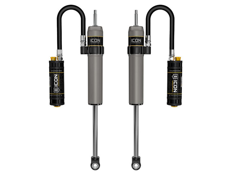 ICON 3-3.5" Lift, Rear, VS 2.5 Aluminum Series Shock Absorbers, Remote Reservoir w/ CDCV (Pair) for 22-24 Tundra - 57841CP