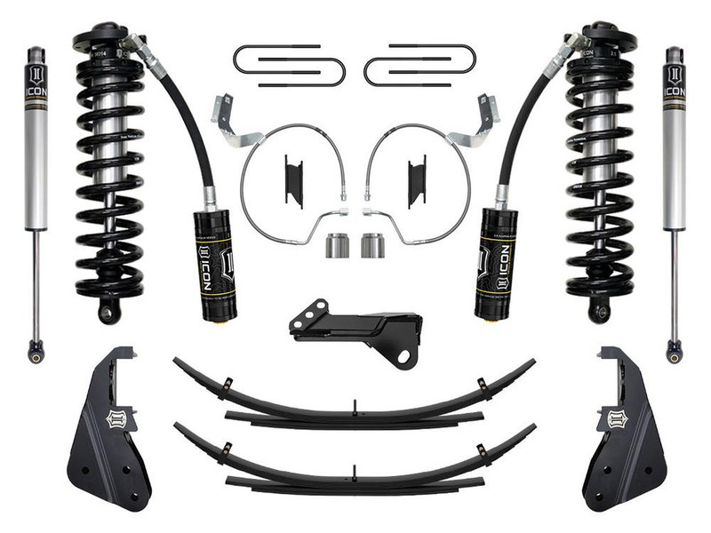 ICON 4wd, 4-5.5" Lift, Stage 1 Coilover Conversion System w/ Expansion Packs for 23-25 F-250/350 - K63171L