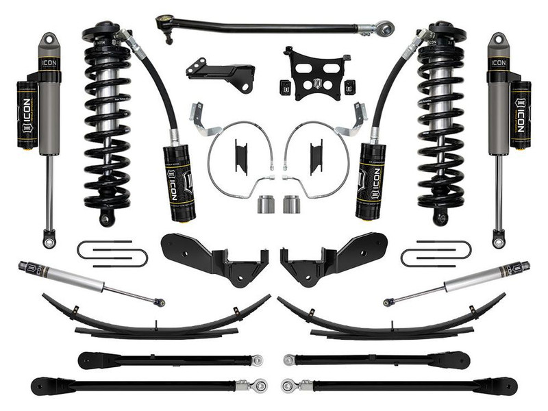 ICON 4wd, 4-5.5" Lift, Stage 6 Coilover Conversion System w/ Expansion Packs for 23-25 F-250/350 - K63176L