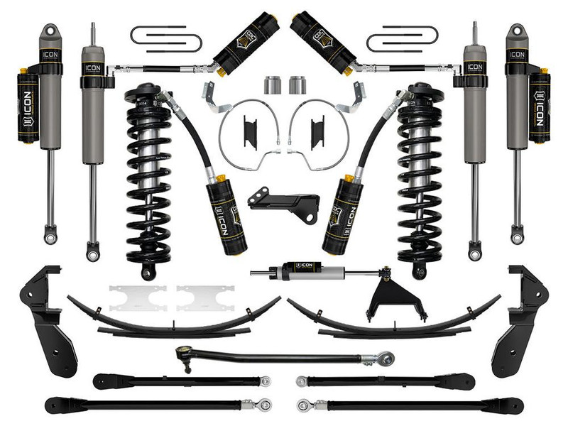 ICON 4wd, 4-5.5" Lift, Stage 7 Coilover Conversion System w/ Expansion Packs for 23-25 F-250/350 - K63177L