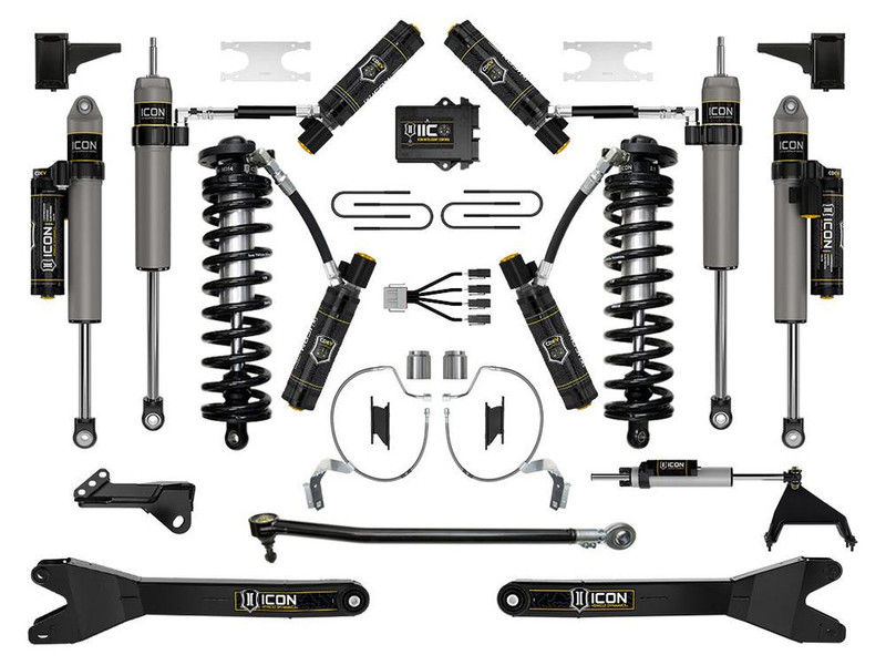 ICON 4wd, 4-5.5" Lift, Stage 9 Coilover Conversion System w/ Radius Arms for 23-25 F-250/350 - K63219R