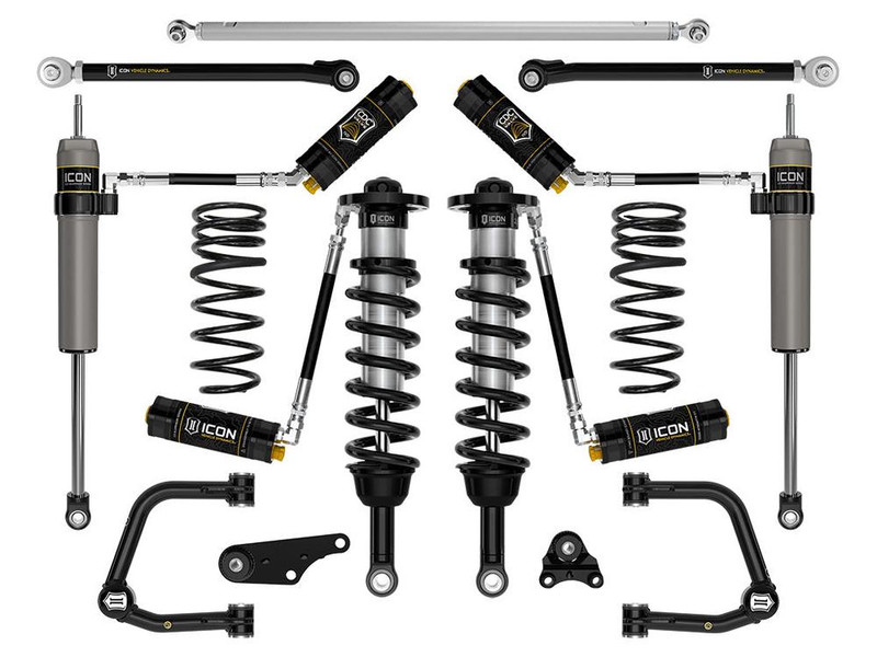 ICON 1.25-3" Lift, Stage 8 Suspension System, CDCV, Tubular for 24-25 Land Cruiser 250 Series - K53368T