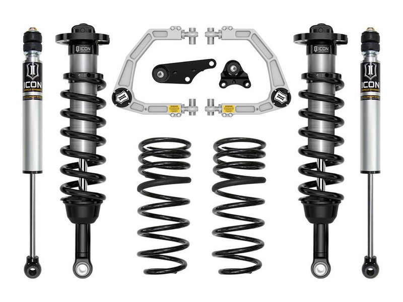 ICON 1.25-3" Lift, Stage 2 Suspension System, Billet, Triple Rate Rear Springs for 24-25 Tacoma - K53292S