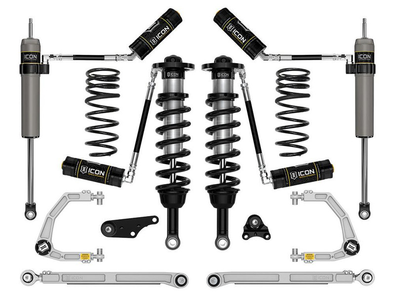 ICON 1.25-3" Lift, Stage 7 Suspension System, Billet, Overland Rear Springs for 24-25 Tacoma - K53297X