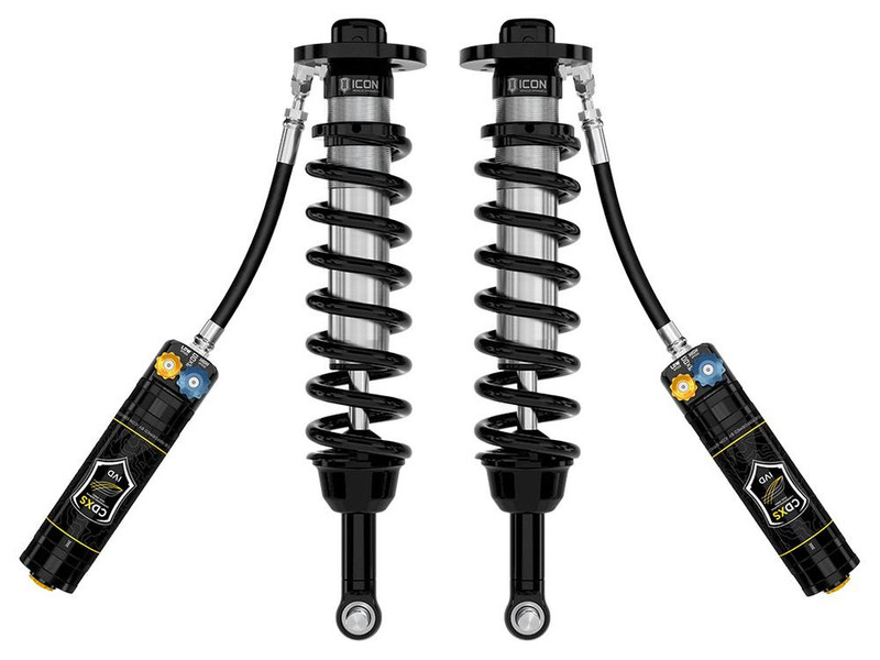 ICON 4wd, 1.25-3" Lift, Front, 2.5 Series Coilover Kit, Remote Reservoir w/ CDXS for '25 4Runner - 58795X
