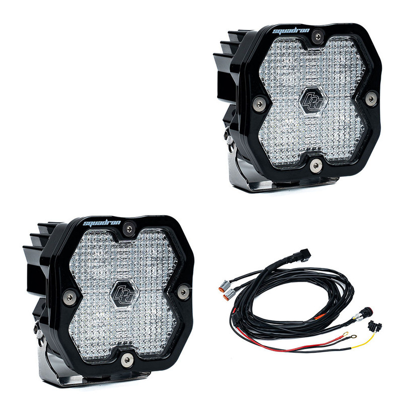 Baja Designs Squadron 2.0 Sport LED Light Pods, Work/Scene (Pair) - 55-7806-2