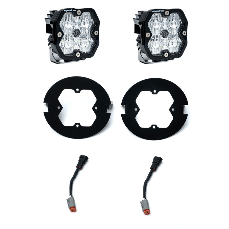 Baja Designs Squadron 2.0 Sport Fog Pocket Light Kit (Clear) for 06-14 F-150, 05-11 Tacoma, 07-13 Tundra - 44-0075