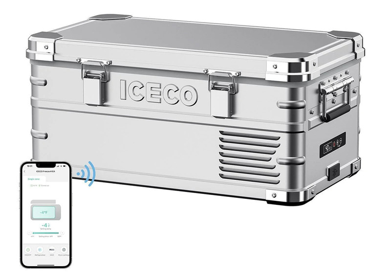 ICECO 21QT APL20 Light Duty Aluminum Freezer Single Zone | Silver