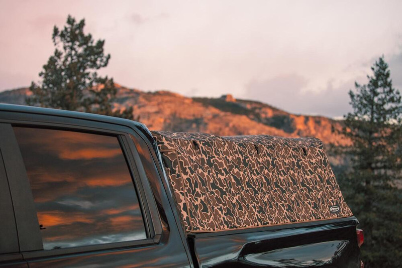 Softopper w/ Utility Track Clamps (Vintage Brown Camo) for 24-27 Tacoma (5 ft. Bed) - SO-TC60C-VBSU