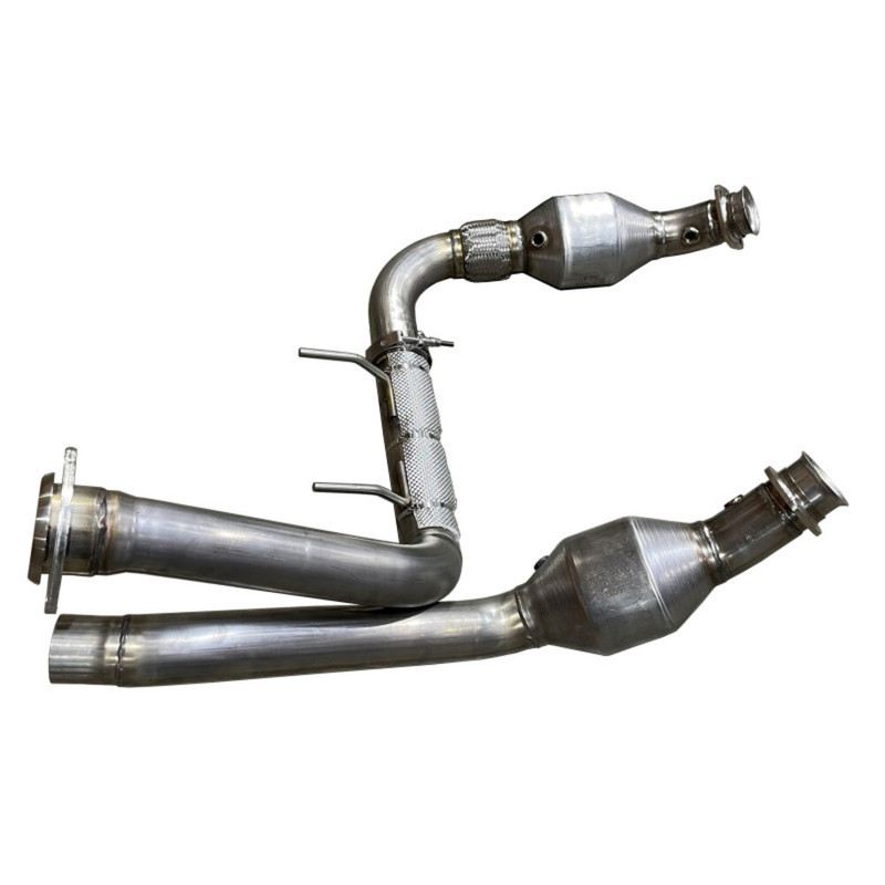 SPD V8 R Alpha Catted Downpipes for 23-25 Raptor 5.2L - FDP52FR23SS