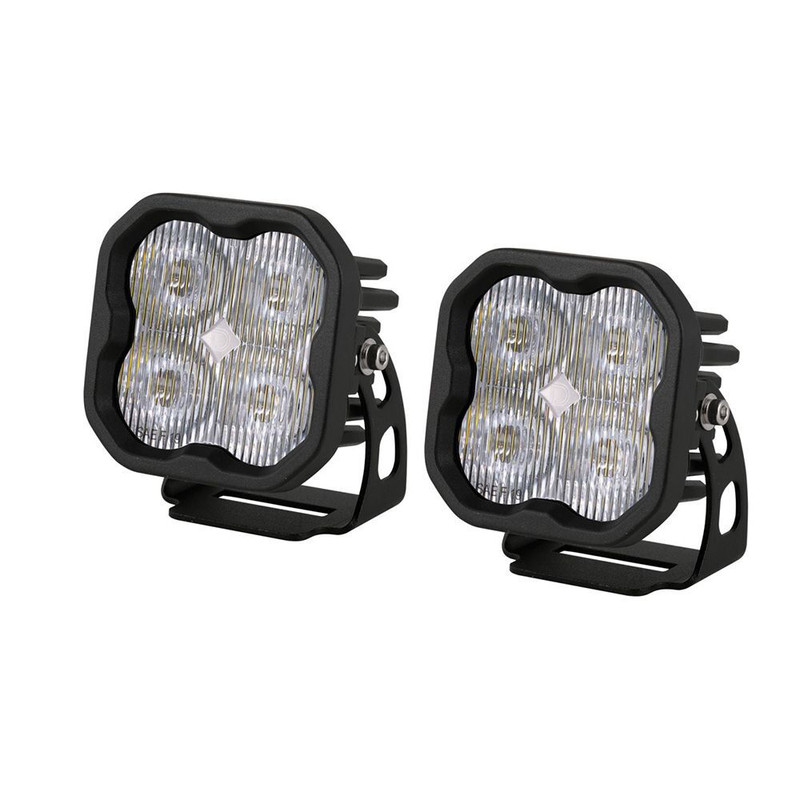 Diode Dynamics SS3 Dual-Color SAE Fog LED Pod Light, White/Yellow (pair) - DD8932P