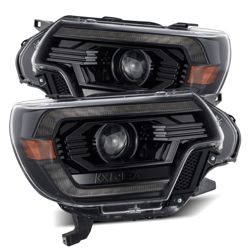 AlphaRex LUXX-Series LED Projector Headlights (Alpha-Black) for 12-15 Tacoma - 880750