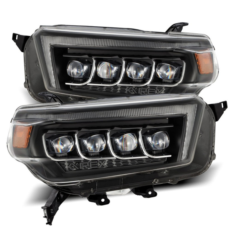 AlphaRex NOVA-Series LED Projector Headlights (Black) for 10-13 4Runner - 880759