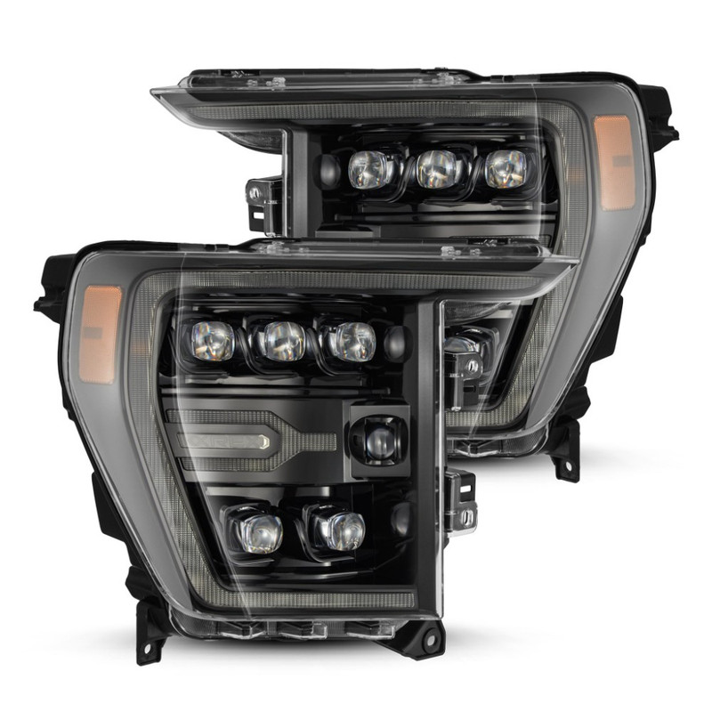 AlphaRex NOVA-Series LED Projector Headlights (Alpha-Black) for 21-23 F-150, 21-23 Raptor - 880138