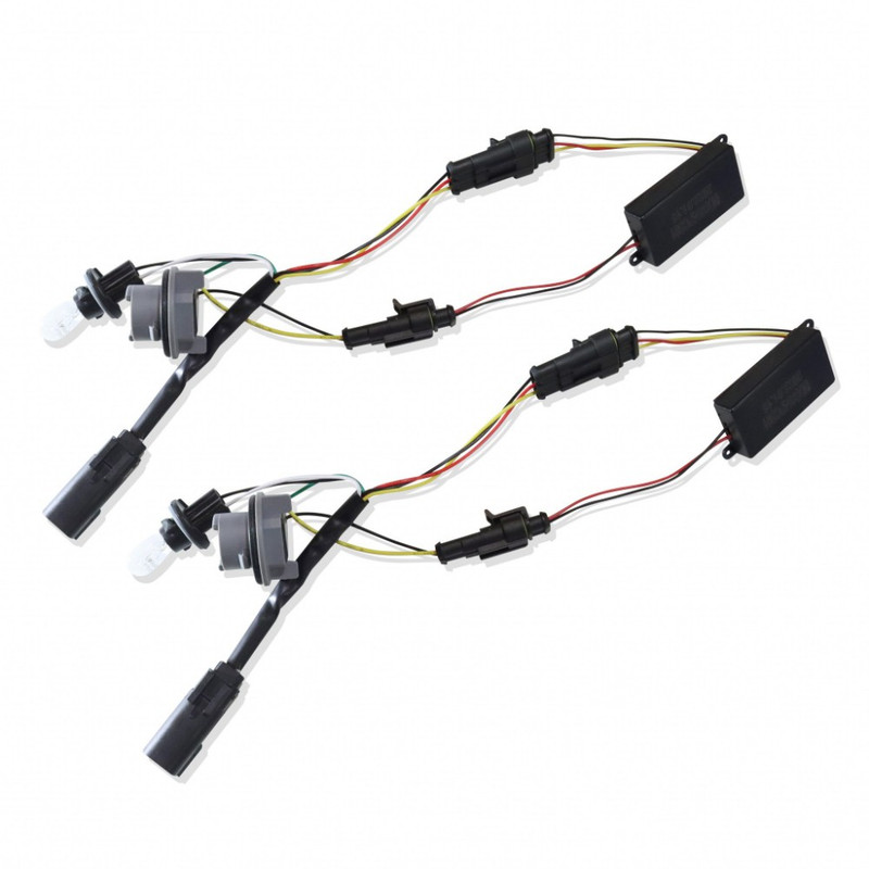 AlphaRex 19-22 RAM 2500/3500 Stock Halogen Tail Lights to 09-18 RAM Tail Lights Converters - 640013