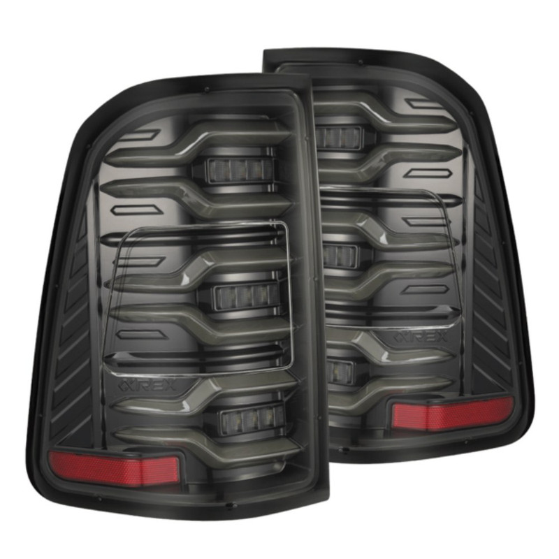 AlphaRex LUXX-Series LED Tail Lights (Alpha-Black) for 25-26 RAM 1500 - 640032