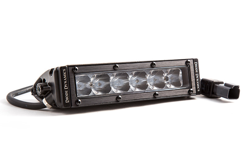 Diode Dynamics 6 Inch LED Light Bar Single Row Straight SS6 White Driving Light Bar Single-DD5014S