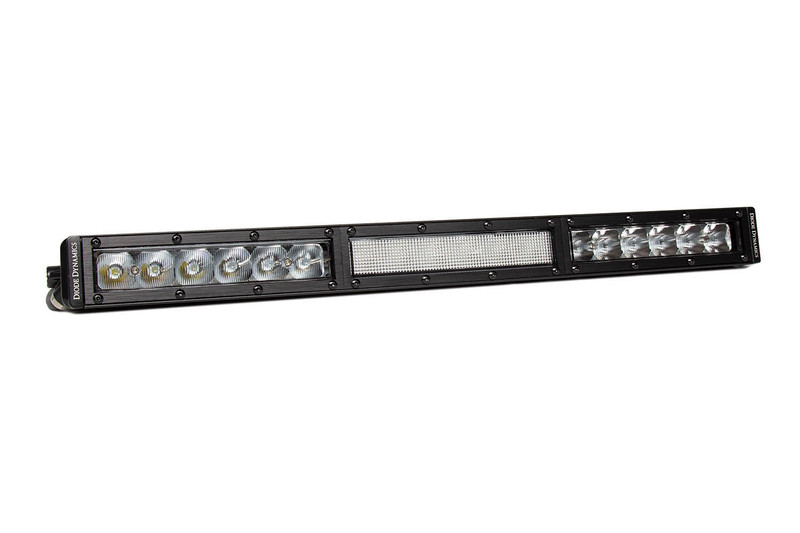Diode Dynamics 18 Inch LED Light Bar Single Row Straight Clear Combo Each Stage Series-DD5030