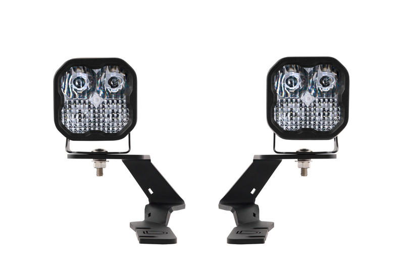 Diode Dynamics SS3 LED Ditch Light Kit for 19-21 Ford Ranger, Pro White Combo-DD6585