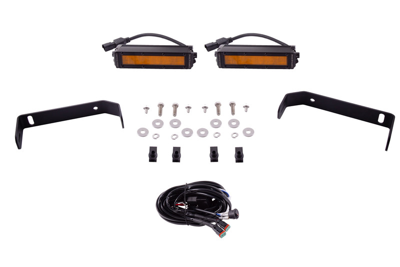 Diode Dynamics SS6 LED Lightbar Kit for 19-21 Ford Ranger, Amber Wide-DD6595