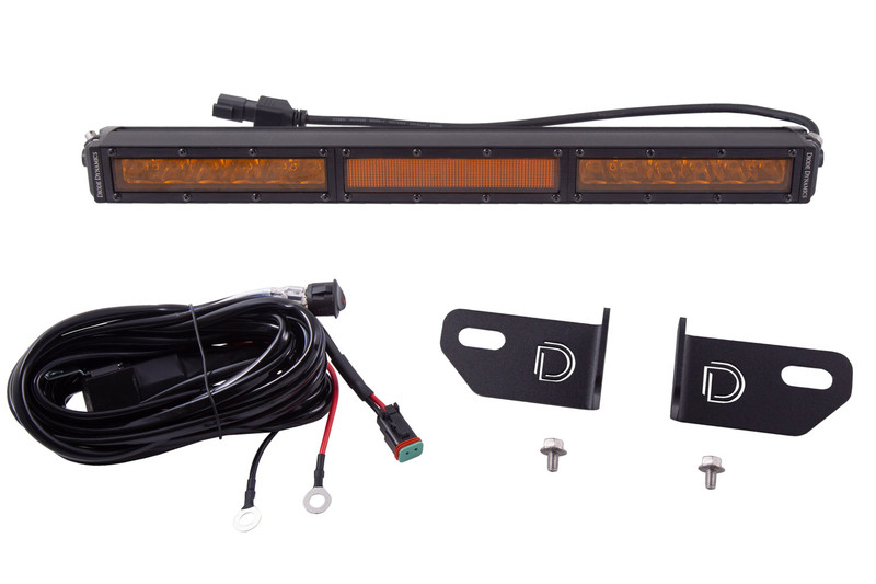 Diode Dynamics SS18 LED Lightbar Kit for 19-21 Ford Ranger, Amber Combo-DD6598