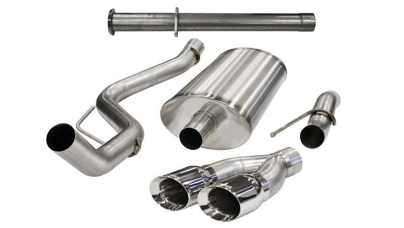 Corsa Performance Cat-Back Xtreme Single Side Exit Exhaust 4.0in. Polished Tips Gen1 Ford Raptor 6.2L V8 - 14760