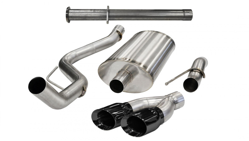 Corsa Performance 3.0in. Cat-Back Xtreme Single Side Exit Exhaust 4.0in. Black Tips Gen1 Ford Raptor 6.2L V8 - 14759BLK