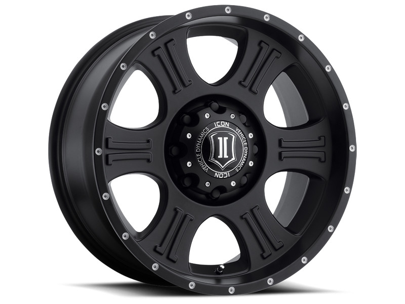 ICON Alloys Shield Black - 20x9 | 8x6.5 | 19 ET | 5.75" BS - 1020908057SB