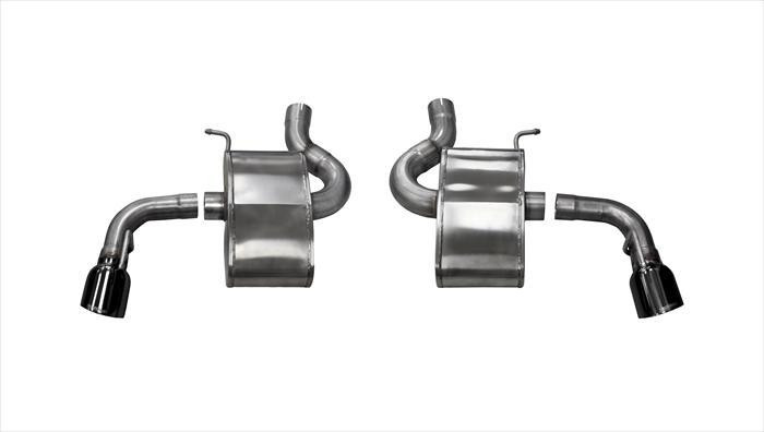 Corsa Performance 2.75in. Axle-Back Xtreme Dual Exhaust 4.5in. Black Tips 16-19 Chevy Camaro SS 6.2L V8 - 14785BLK