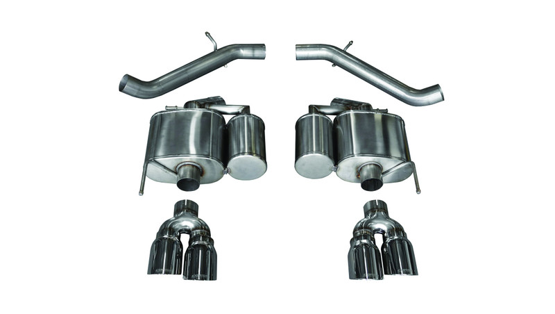 Corsa Performance 3.0in. Axle-Back Sport Dual Exhaust 4.0in. Polished Tips 16-Present Cadillac ATS-V 3.6L Turbo V6 - 14478