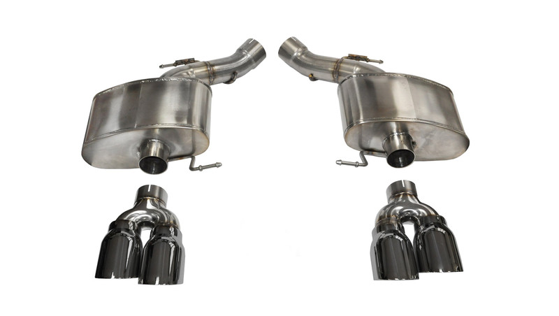 Corsa Performance 3.0in. Axle-Back Sport Dual Exhaust 4.0in. Polished Tips 12-18 BMW M6 F06/F12/F13 4.4L V8 - 14929