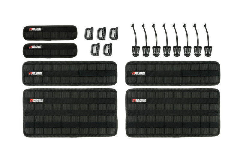 BuiltRight Velcro Tech Panel - 6pc+ Kit (Black) - 105009