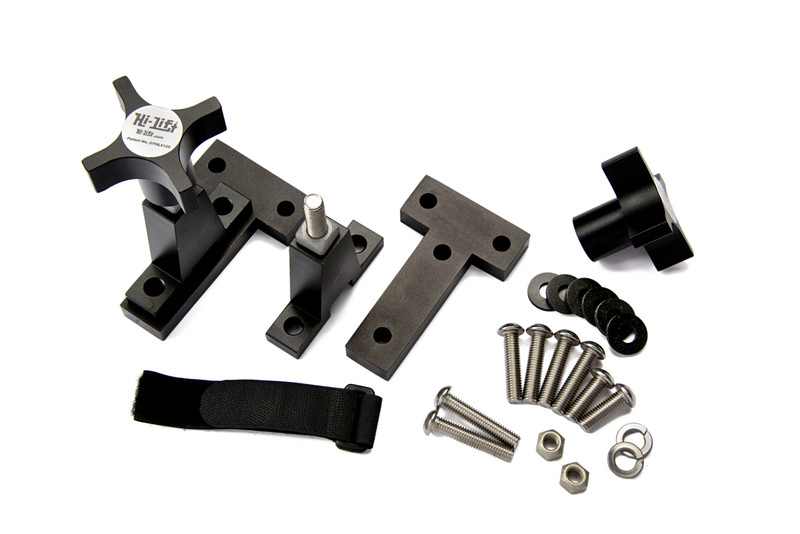 Mount your Hi-Lift within easy reach on your Jeep Wrangler CJ/YJ.