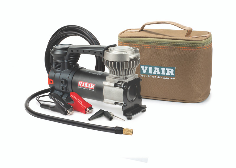 Viair 87P Portable Compressor Kit (85P, Power Cord with Battery Clamps, Carry Bag) - 00087