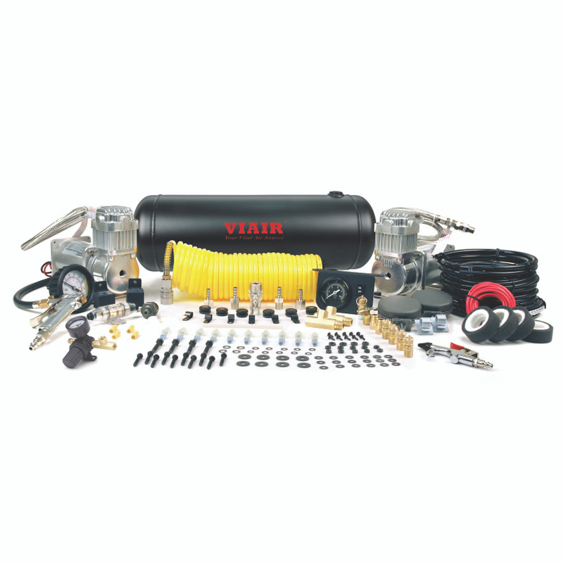 Viair Super Duty Onboard Air System (12V, 150 PSI Compressors, 2.0 Gal. Tank) - 10008