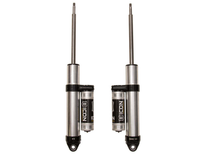 ICON Rear, 2.5 VS Air Ride Piggyback Reservoir Shocks, Pair for 14+ RAM 2500 - 217708P