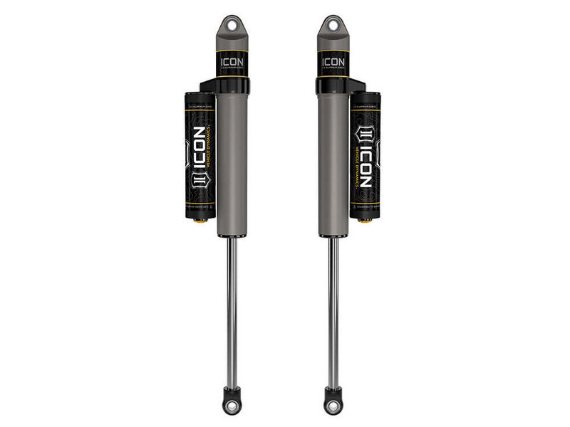 ICON 2.5" Lift, Rear, V.S. 2.5 Aluminum Series Shock Absorbers, Piggyback Reservoir, Pair for 18-23 Jeep JL - 27726P