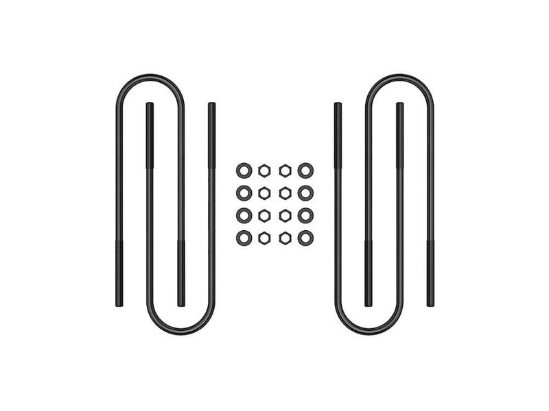 ICON Rear 15" U-bolt Kit for 99-10 F-250/350 Super Duty Dually, 03-12 RAM HD - 37023