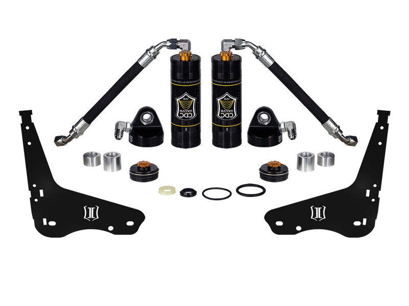 ICON Coilover Reservoir w/ CDCV Upgrade Kit with Seals, Pair for 07-21 Tundra, 08-22 Sequoia - 51037C
