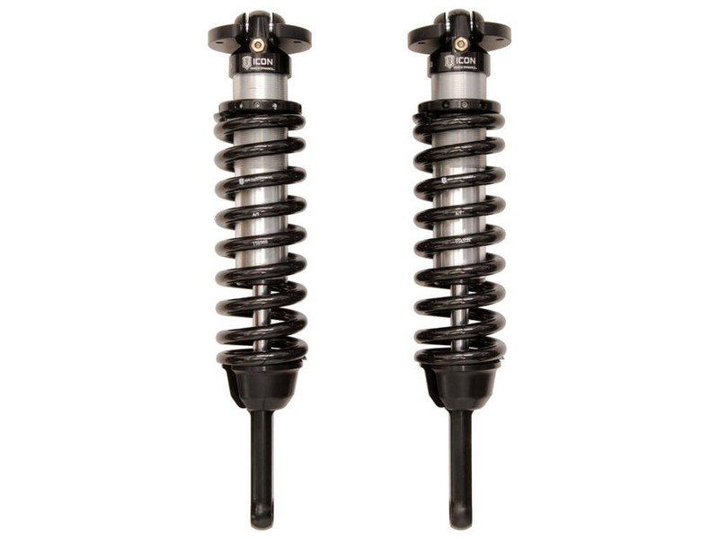 ICON 0-3.5"/0-2.75" Lift, Front, V.S. 2.5 Series Coilover Kit, Internal Reservoir, Pair for 05-23 Tacoma - 58630