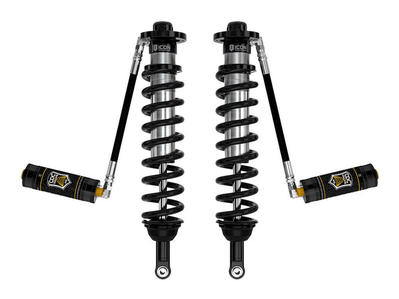 ICON Front, V.S. 2.5 Series Coilover Kit, Long Travel, Remote Reservoir w/ CDCV, Pair for 05-23 Tacoma, 03-24 4Runner, 07-14 FJ Cruiser - 59730C-CB